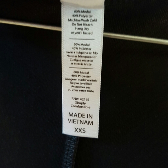 💕Black Lularoe Perfect T - Picture 2 of 5